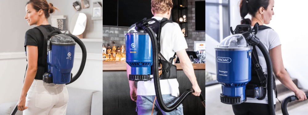 Pacvac Backpack Vacuum Hoover Range