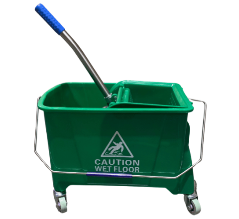 20 Litre Bucket and Wringer Green