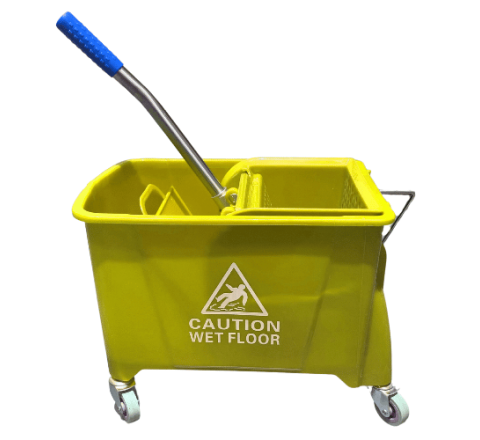 20 Litre Bucket and Wringer Yellow