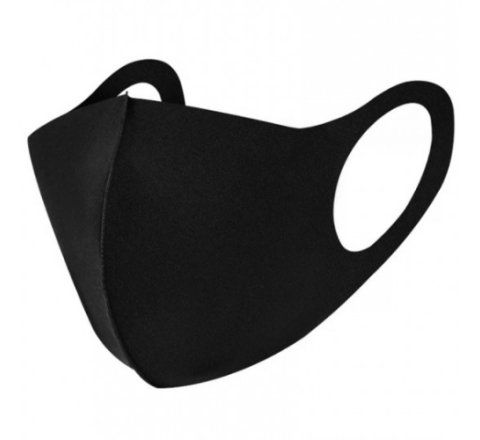Black Washable Face Mask 