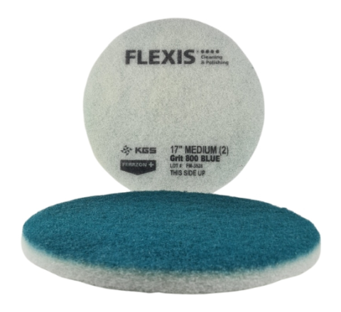 Blue KGS Flexis Ferrzon+ Diamond Floor Pad
