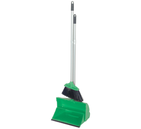 Green Lobby Dust Pan and Brush Set