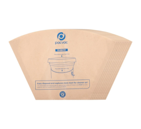 Pacvac Superpro Disposable Paper Dust Bags 5L DUB019