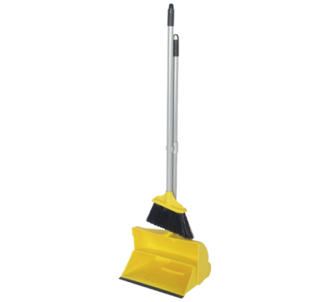 Yellow Lobby Dust Pan and Brush Set